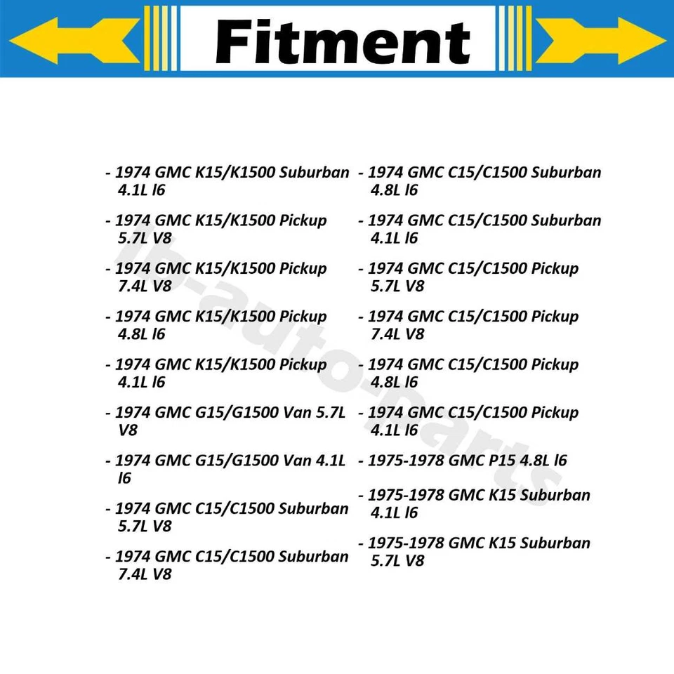 2x Cilindro de rueda de freno trasero para furgoneta GMC G15/G1500 1974 5,7 L Foto 4 de 4