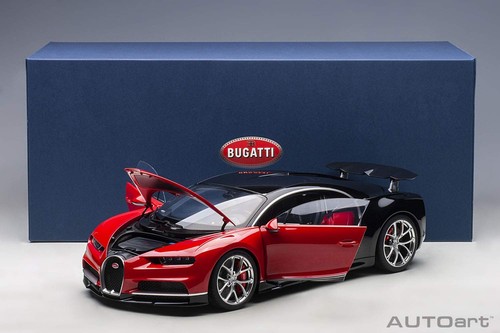 AUTOart 1 12 Bugatti Chiron 2017 Red Black 12113 - Picture 6 of 9