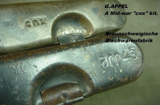 WW2 Kit Mauser K98 RG 34 2WK Reinigungsgerät 34 german cleaning kit ARR 43 cnX