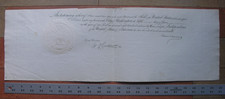 Grover Cleveland Appointment Document Signed June 5, 1893 with Embossed US Seal
