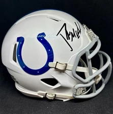 INDIANAPOLIS COLTS PAT MCAFEE SIGNED NFL MINI HELMET JSA COA AUTHENTIC AUTOGRAPH