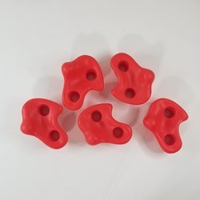 Kids Rock Climbing Holds Lot of 5 Plastic Bolt-On Wall Holds Used