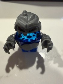 LEGO Glaciator Rock Monster Minifigure Power Miners Trans Dark Blue PM004