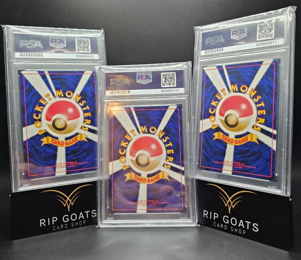 2000 Pokemon Japanese Raikou Entei & Suicune Neo 3 Promos PSA 9 Set SEQUENTIAL - Image 2 of 2