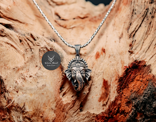 Angry Ganesh pendent | Ganesha Pendant | Silver Hinduism | Spiritual Jewelry - 第 1/6 張圖片