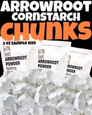 🧡Arrowroot Corn Starch Chunks (2oz) Sample Size Crunchy & Hard 