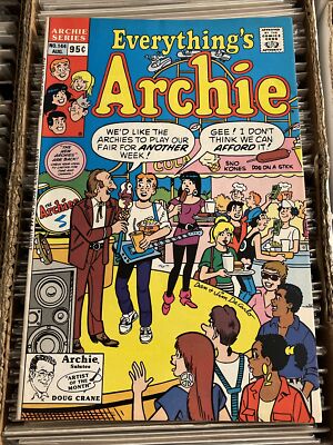 EVERYTHING'S ARCHIE #144 SNO KONES CORN DOG BETTY & VERONICA 1989 decarlo cover