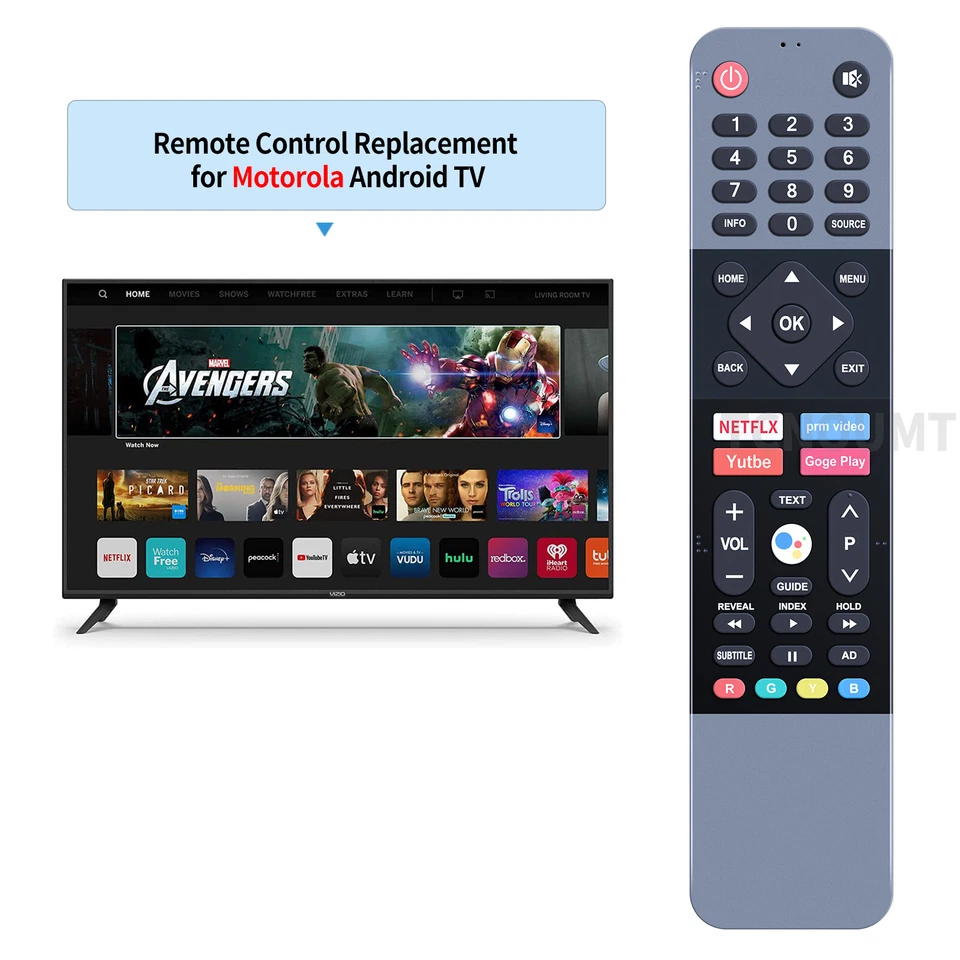 New Replacement Voice Remote Control For Motorola Android TV - Image 2 of 4