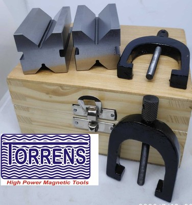 Precision Engineers Vee Block Clamp Set V Block Set Of Two Pc 1 5 8 X 1 1 4 Ebay