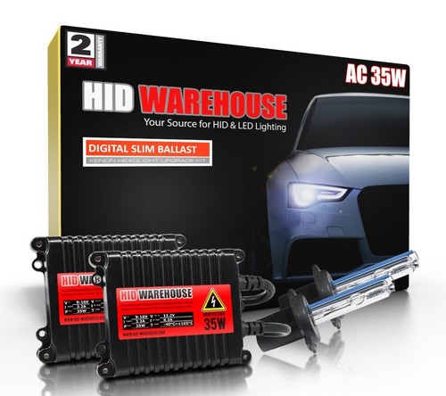 HID-Warehouse Xenon Light 35W AC Slim HID Kit H1 H3 H4 H7 H11 9006 9005 9007 - Picture 1 of 26