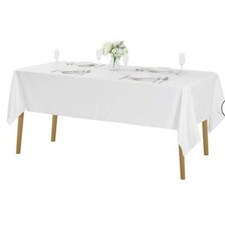 Rectangle Tablecloth 60x120 Washable Polyester Fabric Table Cloth for Dining