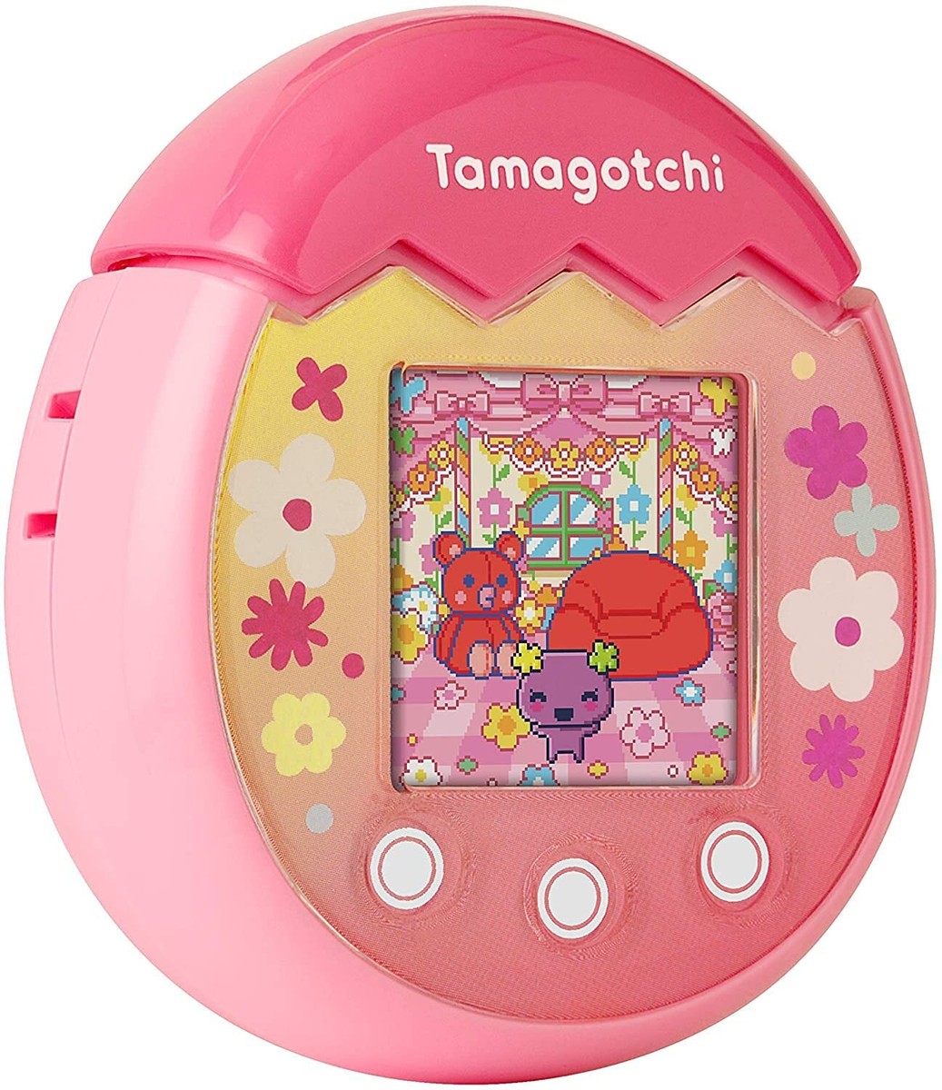 Pink Tamagotchi Pix Interactive Virtual Pet with Camera