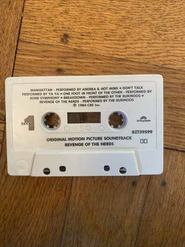 RARE Revenge Of The Nerds Original Motion Picture Soundtrack Tape V/A 1984 - Picture 5 of 6