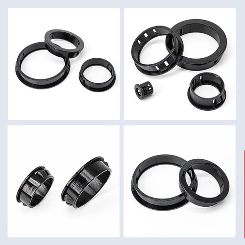 Dia 8 - 60mm Snap in Cable Hose Cover Bushing Grommet Wire Tidy Protector Black - Picture 9 of 34
