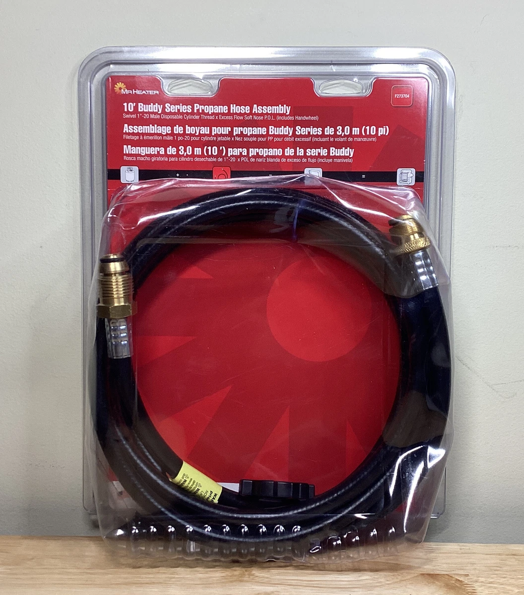 Mr. Heater F273704 10' Buddy Series Propane Hose Assembly Black 89301737044  | eBay