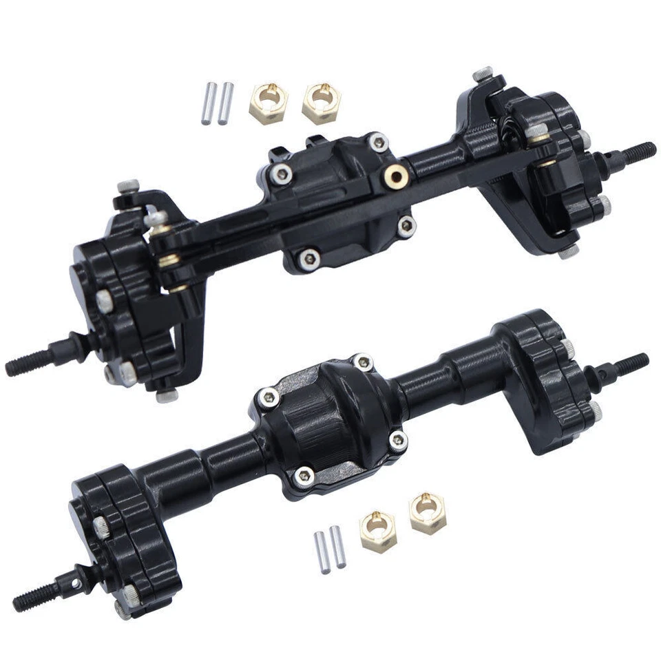 For FMS 1/18 FCX18 LC80 1/24 FCX24 Crawler RC Metal Front &Rear Portal Axles - Image 4 of 4