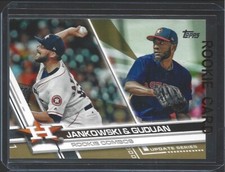 Jordan Jankowski & Reymin Guduan 2017 Topps Update Series #US297 - Gold #d/2017