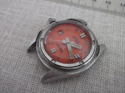 Philip Watch caribbean BOY DIVER 1000 mt 3300 fts ORANGE DIAL Automatic Funziona - Foto 4 di 13