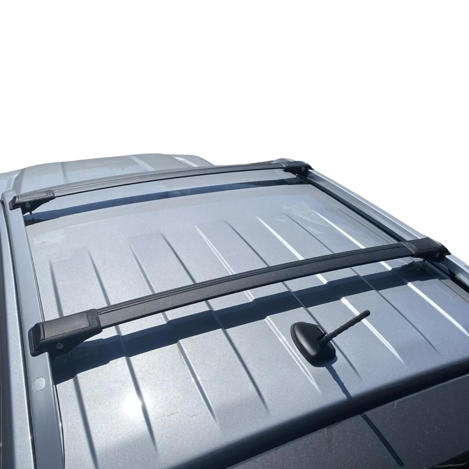 Roof Rack Cross Bars Luggage Bars Aluminum BLACK fit w/ Honda Odyssey 2004-2010 - Image 2 of 4