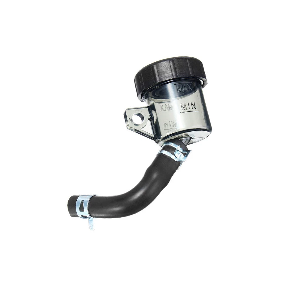 Botella de líquido embrague freno delantero motocicleta cilindro maestro depósito de aceite tazas Foto 3 de 4