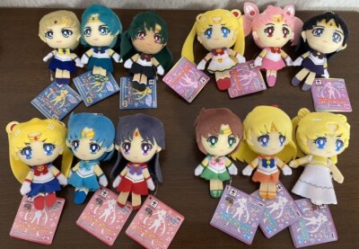 NEW Sailor Moon Crystal Mascot Plush Doll w/Ball Chain 12 Types