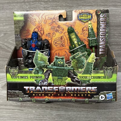 Transformers Rise of the Beasts Alliance Optimus Primal & Skullcruncher Hasbro94