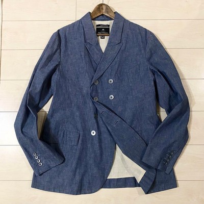 Nigel Cabourn double-breasted Tailored Jacket Men 52 Indigo