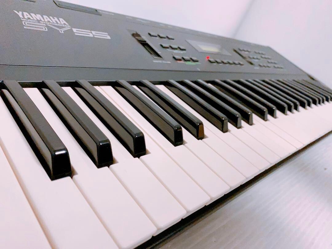 Yamaha SY-55 61-Key Keyboard Black Synthesizer Workstation