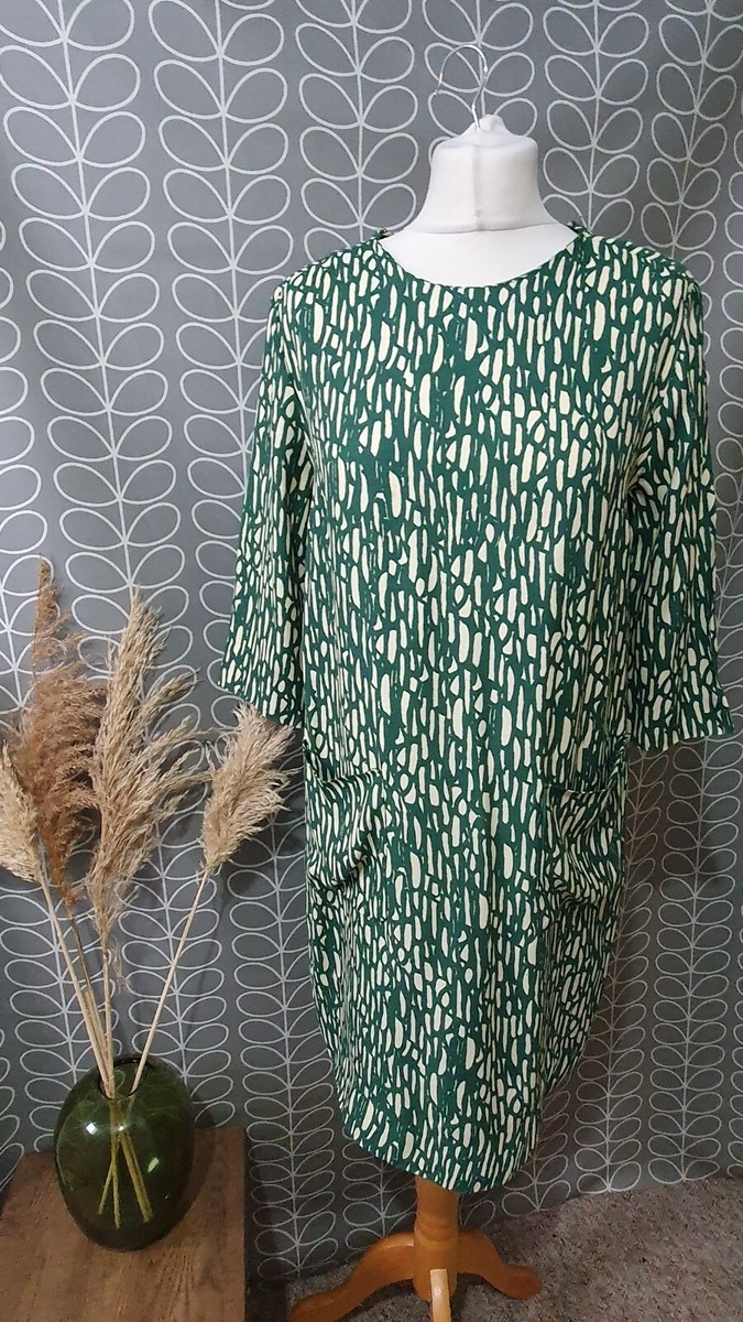 By Malene Birger Dalise scribble print tunic Shift Dress - Size 36 UK 8 pockets