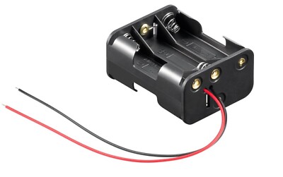 PORTABATTERIE 2X PILA STILO AA CON INTERRUTTORE Box Porta Batteria Pile - Foto 8