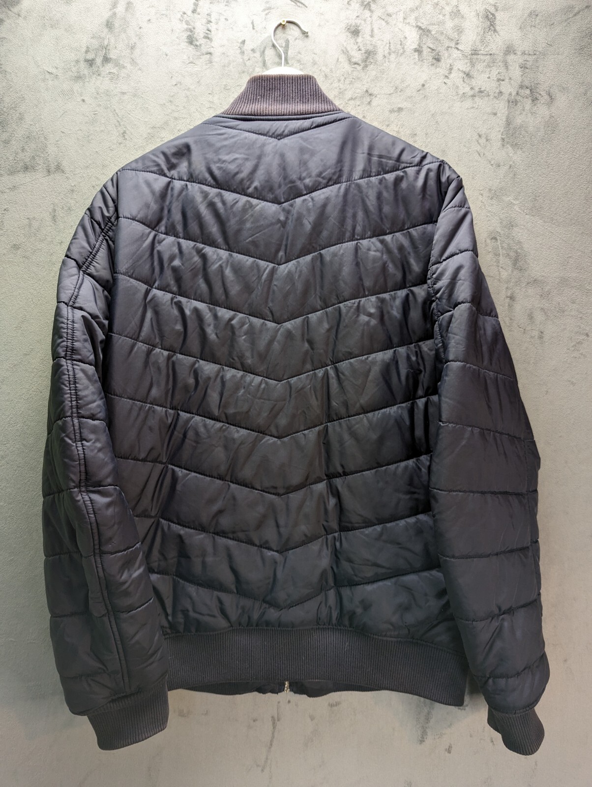 G-Star Raw Jacket Mens L Large Black Quilted Bomber Full Zip Designer image 8