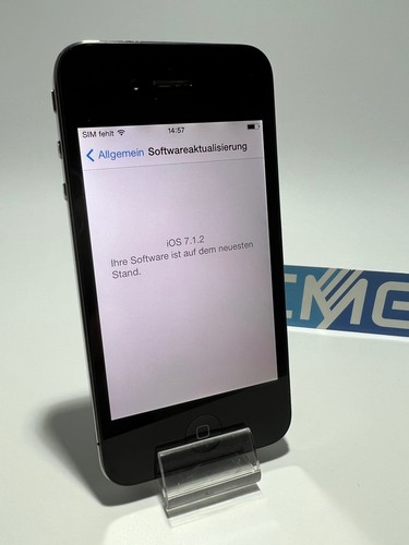 Apple iPhone 4 32 GB - Schwarz (Ohne Simlock) IOS7 (CDMA + GSM) Top Zustand #87 - Bild 4 von 8
