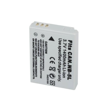 subtel 4x Batteria per Fotocamera Compatibile con Canon PowerShot A430, PowerShot A590 IS, PowerShot SX120 IS, NB-3AH – (2600mAh, 1.2V