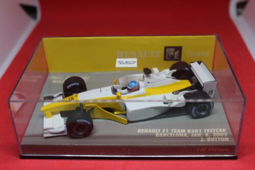 1/43 Renault F1 Team B201 Testcar (2002) - #15 J. Button - MINICHAMPS - Foto 2 di 3