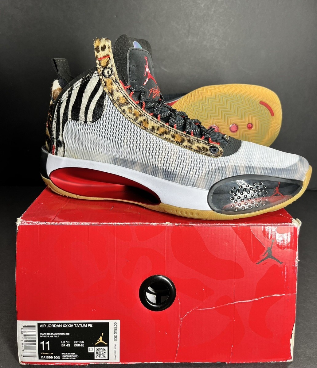 Air Jordan 34 Jayson Tatum PE Welcome To The Zoo 2020 DA1899-900