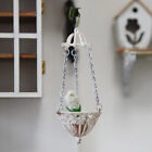 Hanging Basket 1/12 Scale Dollhouse Miniatures Accessories Uncolored White Model