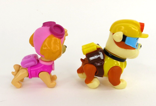 Paw Patrol Play Figures Rubble Skye Tracker & Rockey Spin Master Toddler Toys - Picture 5 of 10