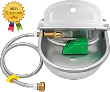 Automatic Water Dispenser for Dog Chicken Waterer Outdoor Dog Water Bowl Dispens