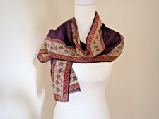 Vintage 11" x 50" Scarf