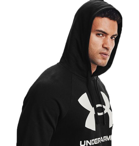 Under Armour Mens Hoodies Rival UA Fleece Hooded Sweatshirt Hoody Top - Picture 12 of 18