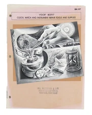 Vintage Vigor Bestfit Clock Watch Instrument Repair Tools Parts Catalog BK-137