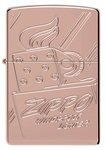 Brand New ZIPPO Lighter ROSE GOLD Armor® SCRIPT COLLECTABLE Ltd 17,500 Worldwide - Picture 10 of 21