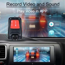 USB Car DVR Dash Cam Recorder Front and Rear Camera with ADAS for Stereo Radio  