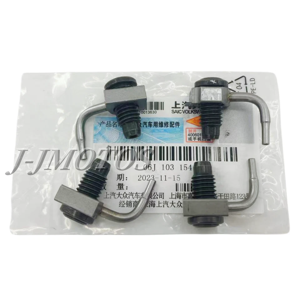 4X Engine Gasline Oil Nozzle For VW Golf Passat Audi A3 A4 1.8T 2.0T 06J103154T Foto 2 de 4