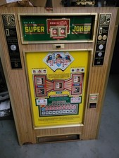 RARE VINTAGE Rotomat Super Joker German Slot Machine ANTIQUE GAMING COIN OP 