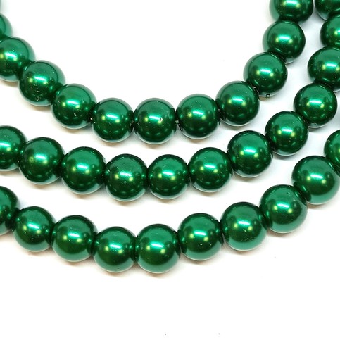 6mm/100pcs 8mm/50pcs 10mm/25pcs round glass pearl beads Jewellery DIY Craft - Picture 47 of 60