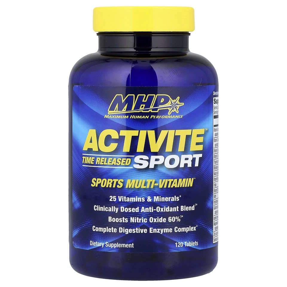 Activite Sport, Multi Vitamina, Liberación por Tiempo, 120 Comprimidos Foto 3 de 3