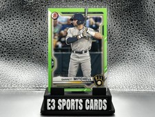 Bowman 2021 Prospects Green Border /399 Rookie Garrett Mitchell Brewers #BP-129 