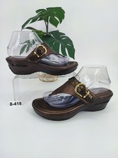 Cole Haan Women's Brown NikeAir Sole Platform Sandals Size 8B US