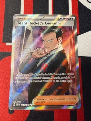 2025 Pokemon Destined Rivals Team Rocket's Giovanni #225/182 NM (Read Below)